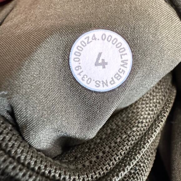 Lululemon On the Fly 7/8 Pant Drawstring Woven Dark Olive Women's 4 - Picture 7 of 11